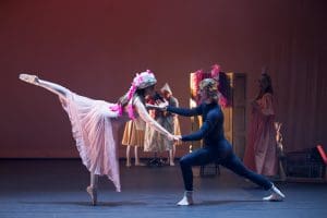 Camilla og Truls danser pas de deux - Froskeprinsen 2018